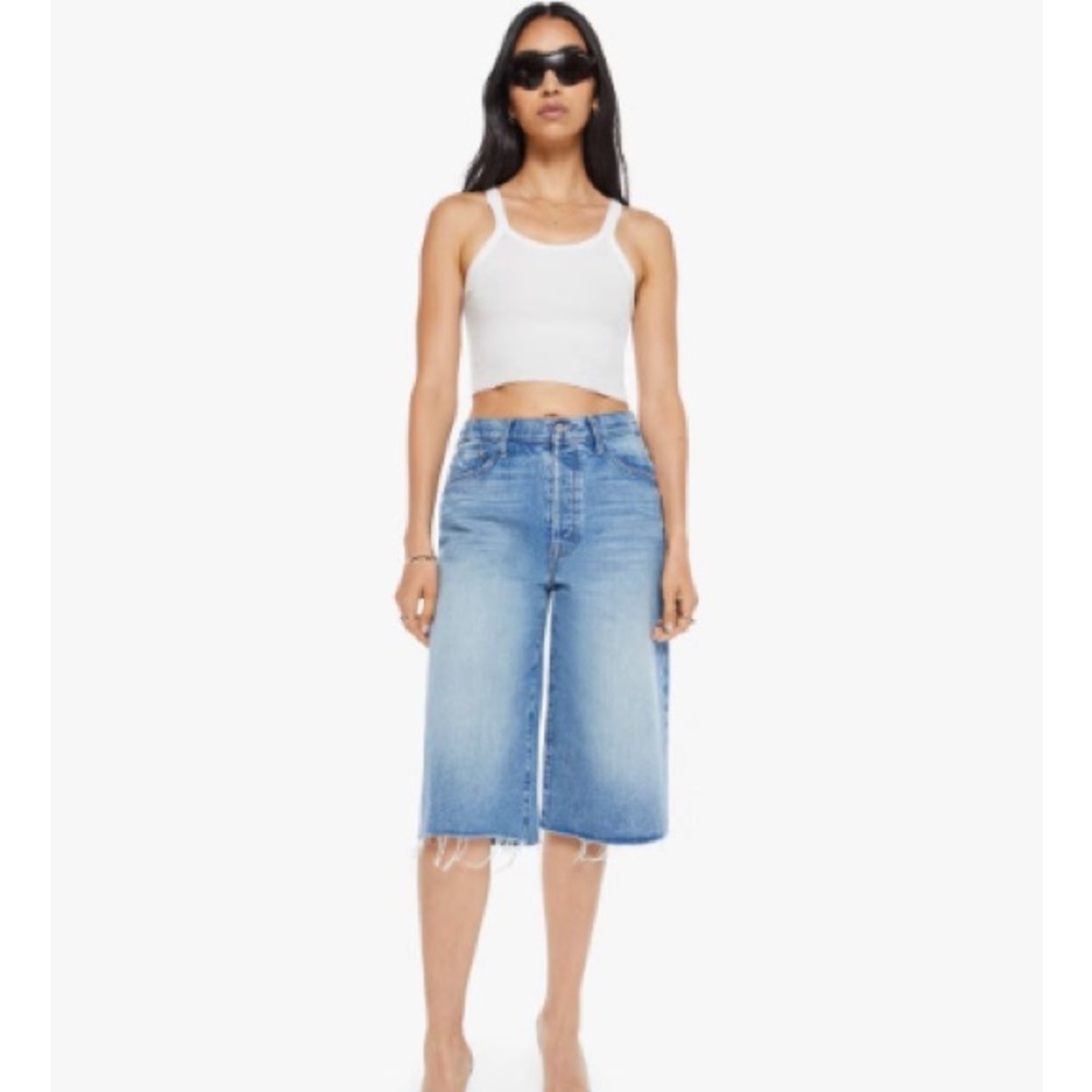 MOTHER Whole Lot Fray Shorts